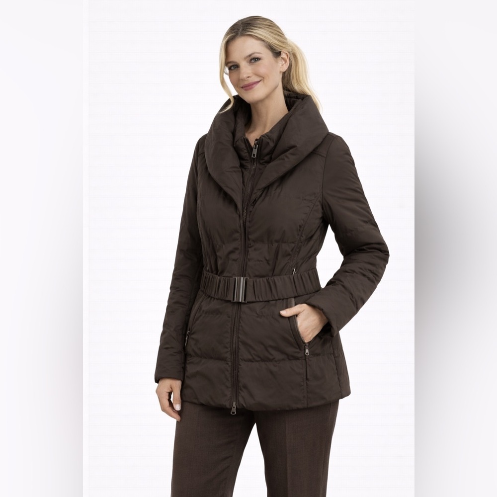 DANIER Dark Brown DOWN Puffer Jacket size M